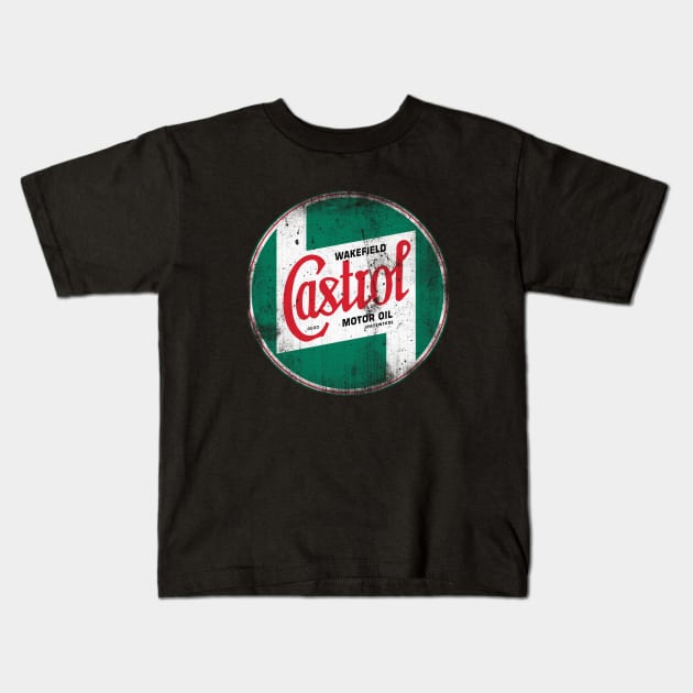 Castrol Oil Kids T-Shirt by 1208